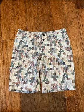 Shredly Multicolor Dot Athletic Shorts, size 0